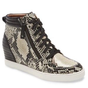 Linea Paolo Snakeskin Wedge Sneaker - Size 9 - Never been worn!